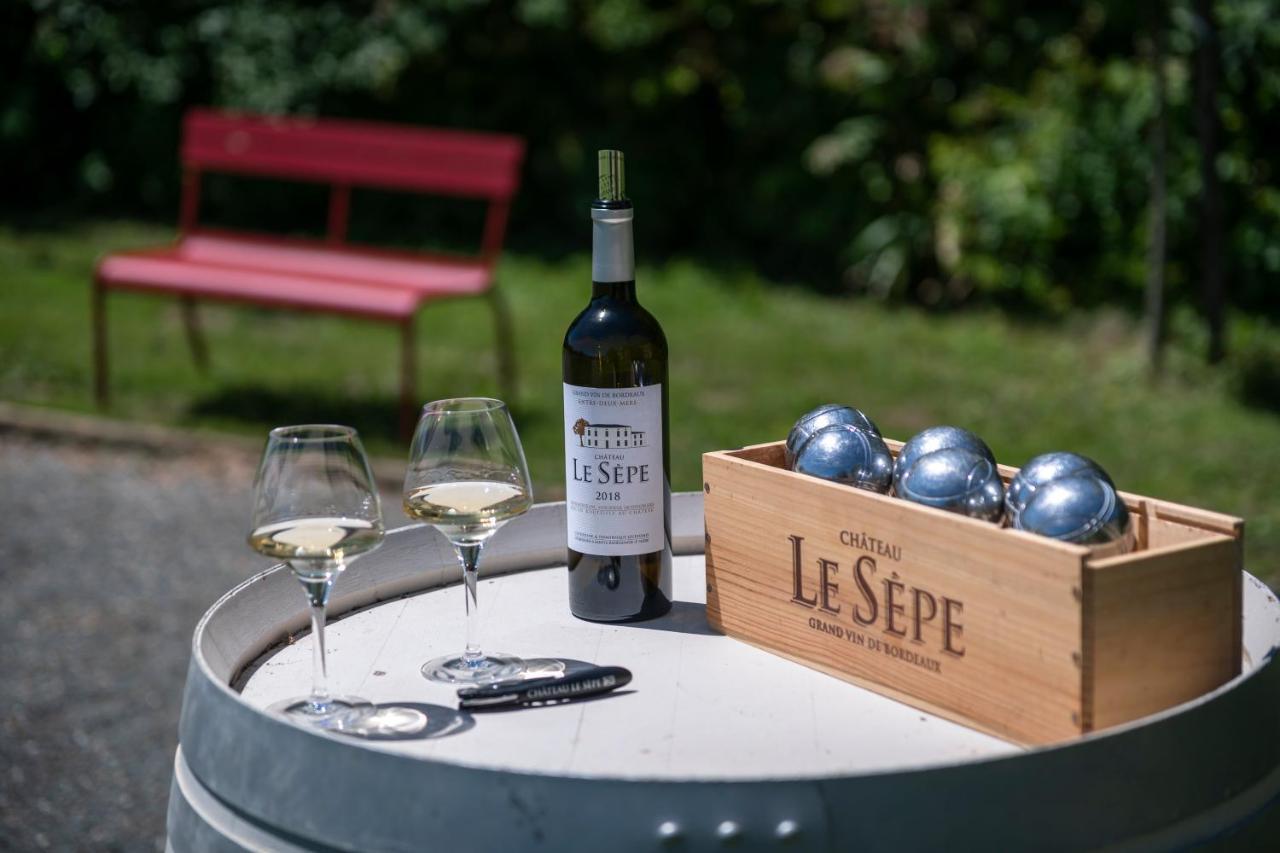 Maison Le Sepe - Vignoble Bio Et Maison D'Hotes 圣哈德贡德 外观 照片